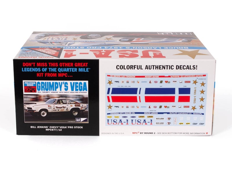 MPC مجموعة نماذج بمقياس MPC Bruce Larson USA/1 Pro Stock Vega 1:25 - Image 2